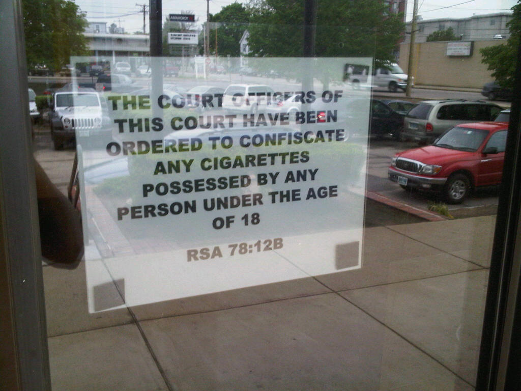 Court sign.