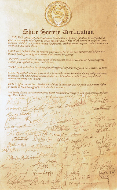 Shire Decleration Two