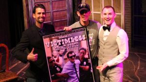 Ian, Darryl (our lucky poster raffle winner!), and Derrick J at the 5th Anniversary Screening